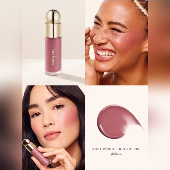 Rare Beauty By Selena Gomez Soft-Pinch Liquid Blush BELIEVE. BNIB - Picture 2 of 3